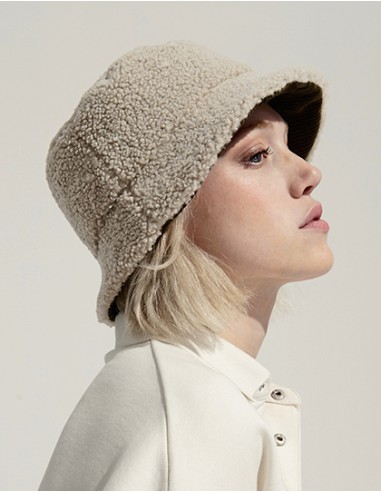 S-03998-Reversible Sherpa And Velvet Bucket Hat
